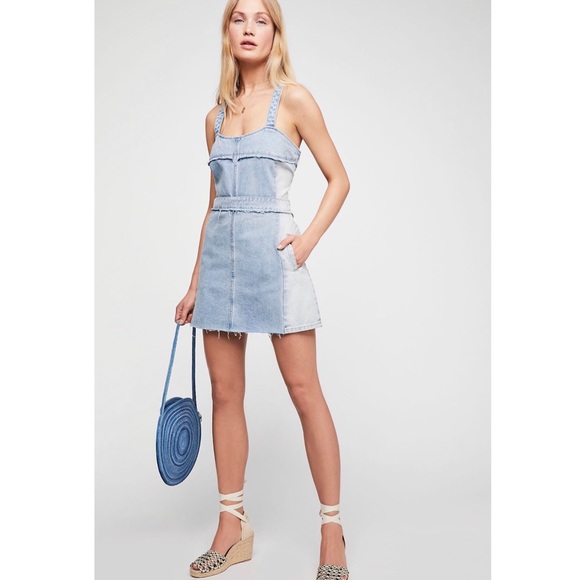 Free People Dresses & Skirts - NWT FREE PEOPLE x BLANK NYC | denim dress M